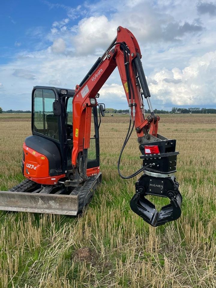 Sortiergreifer Baumaschinen Kubota Greifer mieten in Euskirchen