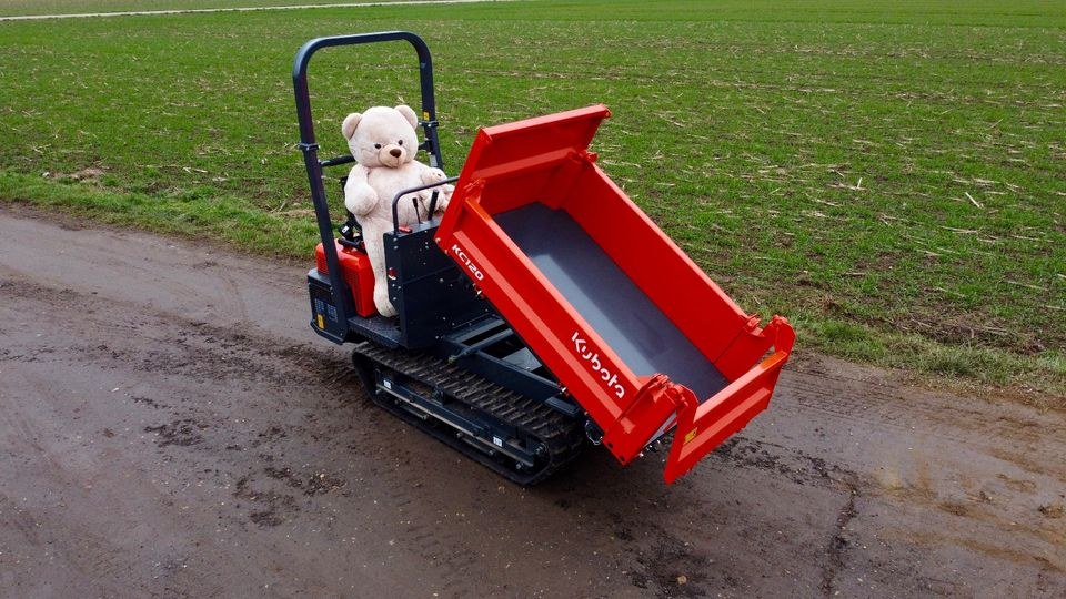 Motorschubkarre Dumper Kettendumper Kubota KC120 mieten in Euskirchen – 2