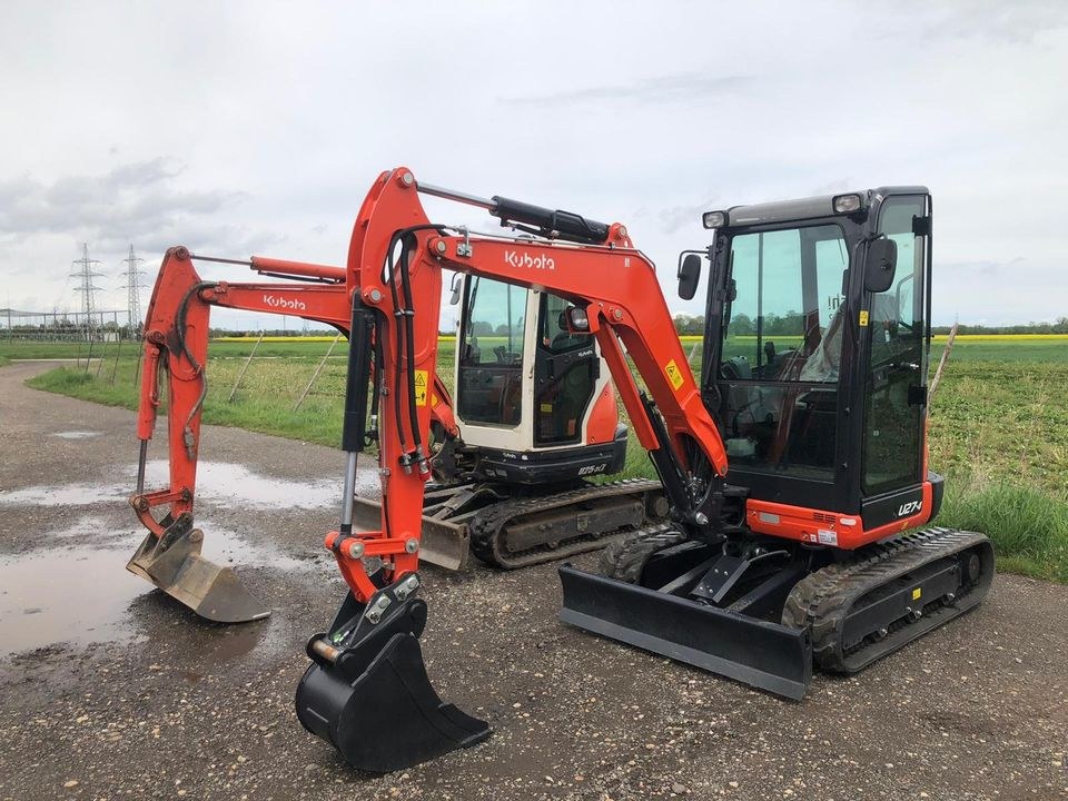 Bagger Kubota U27 2,7t mieten bei Mietpark Rupperath – 3