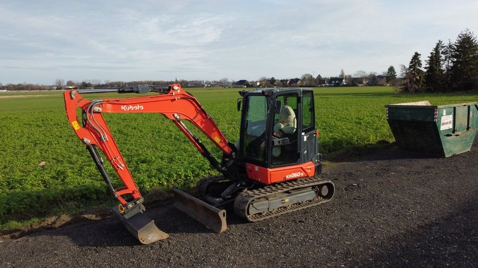 Bagger Kubota KX060 Minibagger mieten bei Mietpark Rupperath – 3