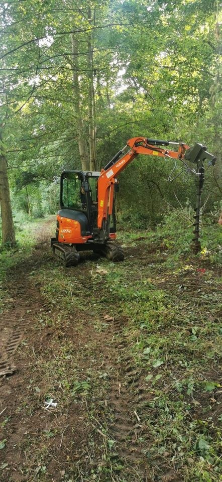 Erdbohrer MS03 Kubota Bagger Baumaschinen mieten in Euskirchen