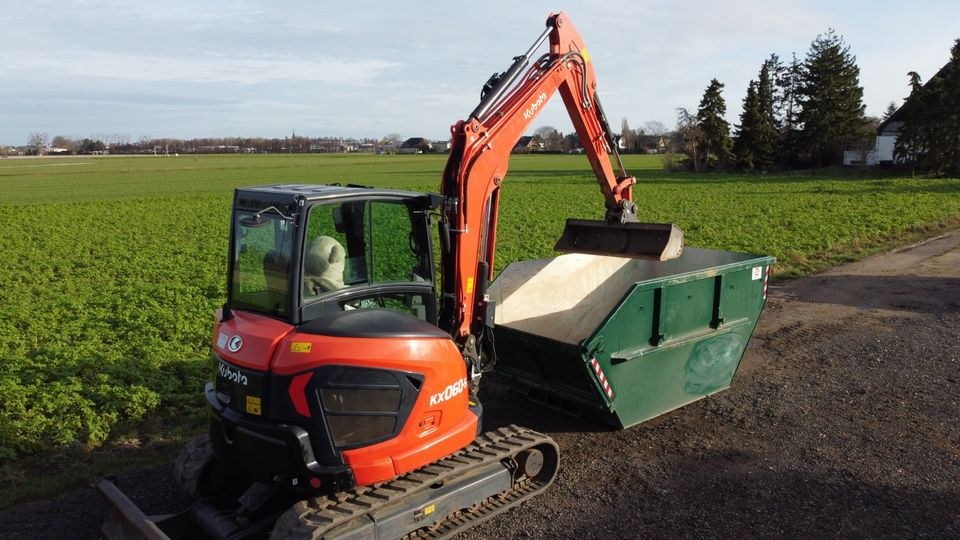 Bagger Kubota KX060 Minibagger mieten bei Mietpark Rupperath