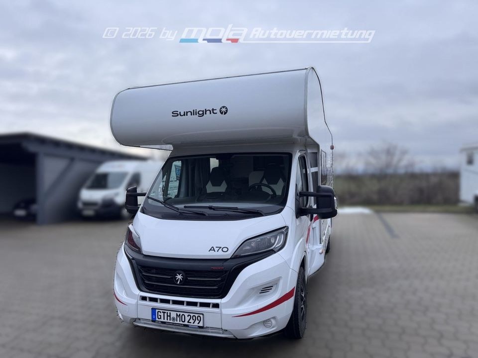 Wohnmobil Wohnmobilmiete Sunlight A70 4 mieten bei MoLa