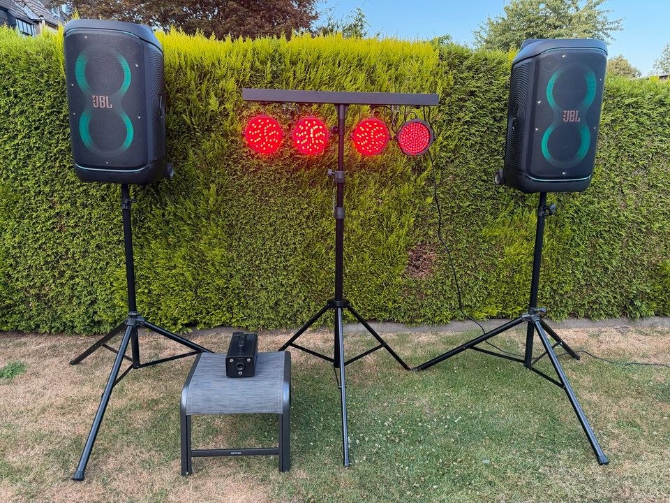 DJ Paket JBL PartyBox Licht Nebel Mikrofon mieten in Castrop-Rauxel