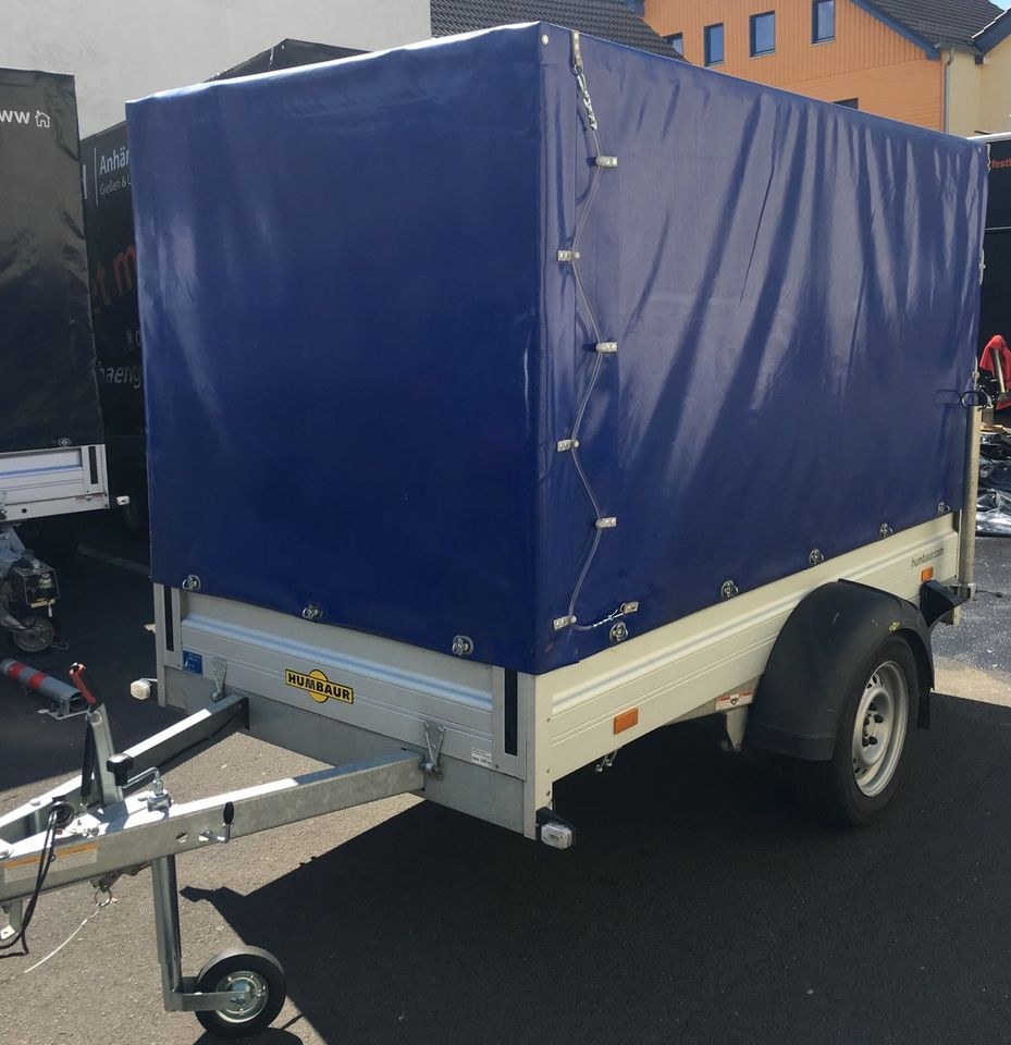 Planenanhänger 1,3 t Umzug Transport mieten bei Münch
