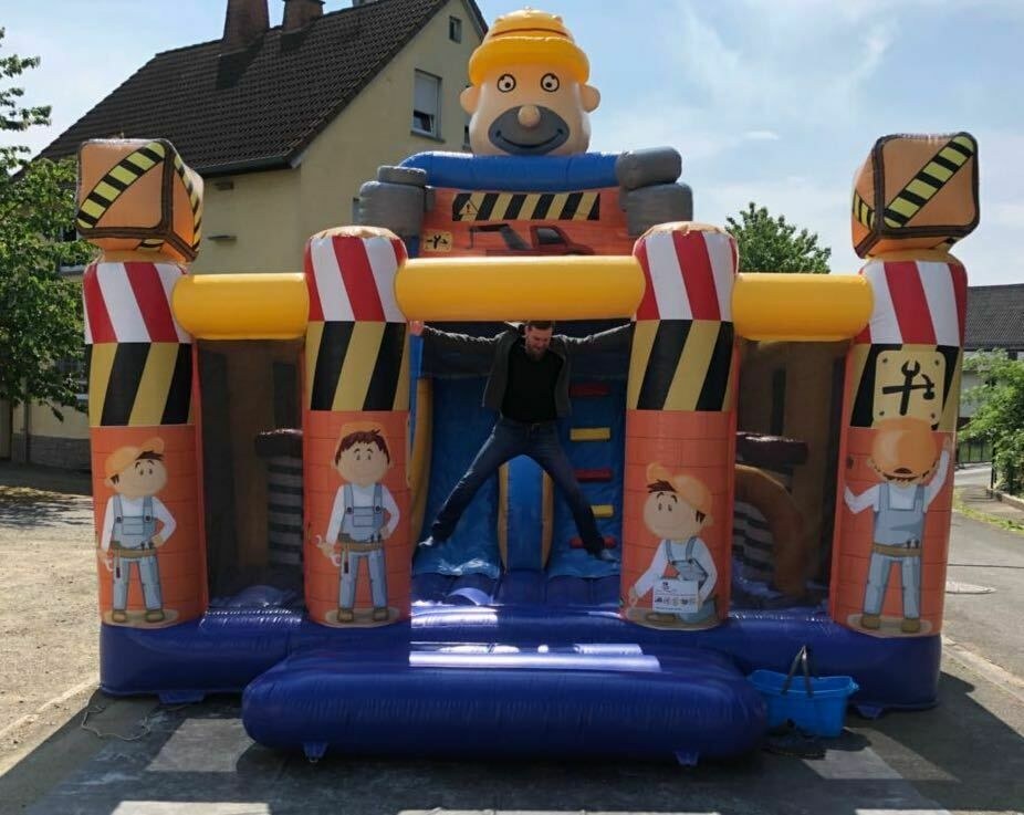 Hüpfburg WORK CENTER groß Lief mieten bei Münch