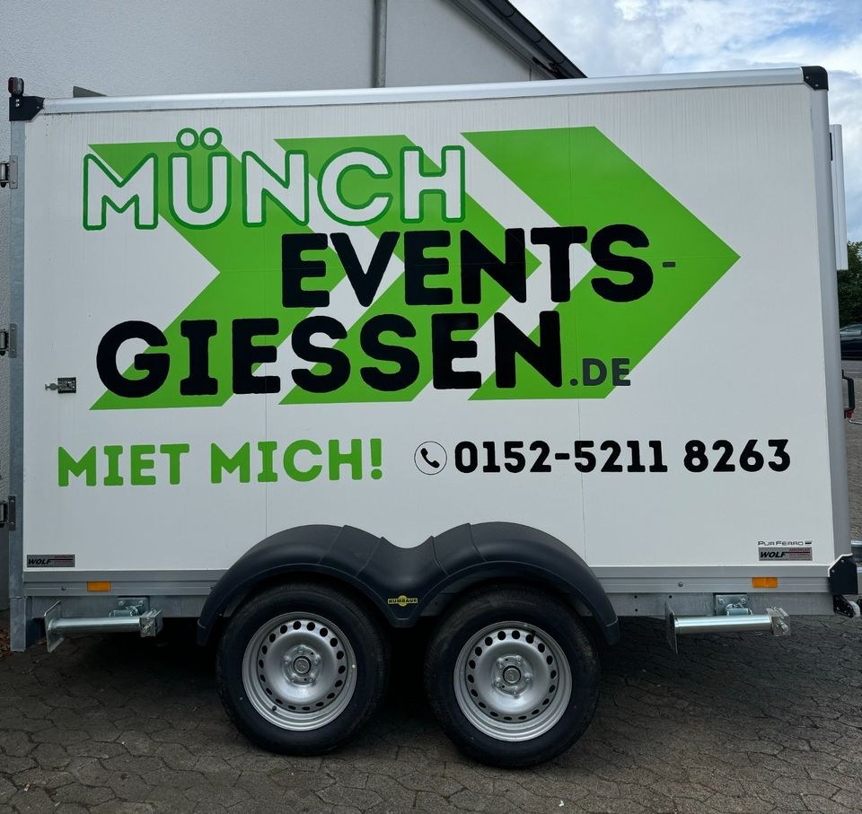 Kühlanhänger Getränke Essen mieten bei Münch – für Fest & Markt
