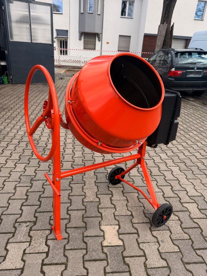 Betonmischer 130L Rollfüße mieten in Lünen – für Fundament & Mauer
