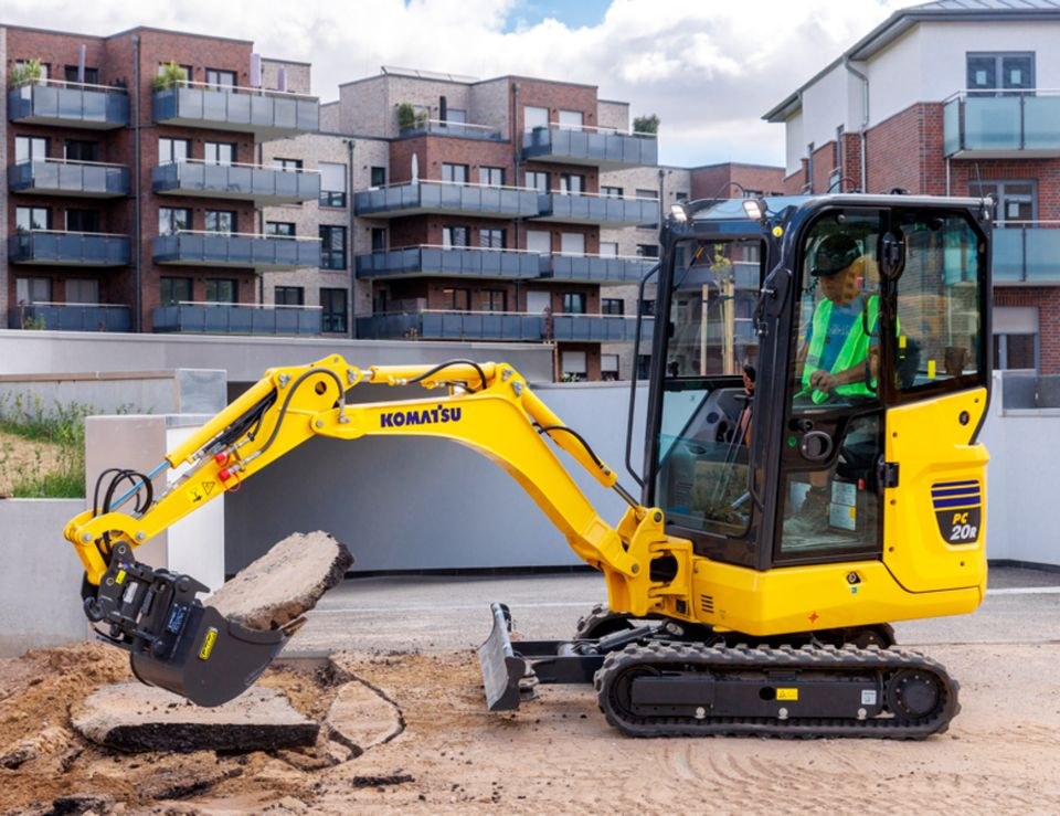 Komatsu PC 20R Minibagger mieten in Lünen