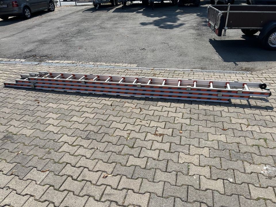 Anlege Aluleiter 12 Meter 3 teilig mieten in Lünen – 3