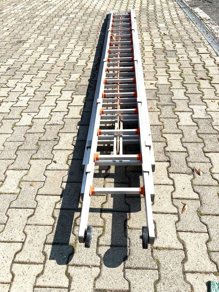 Anlege Aluleiter 12 Meter 3 teilig mieten in Lünen