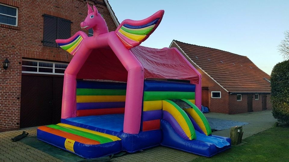 Hüpfburg Einhorn mieten bei PES Vischer – Hüpfspaß für jede Feier – 2