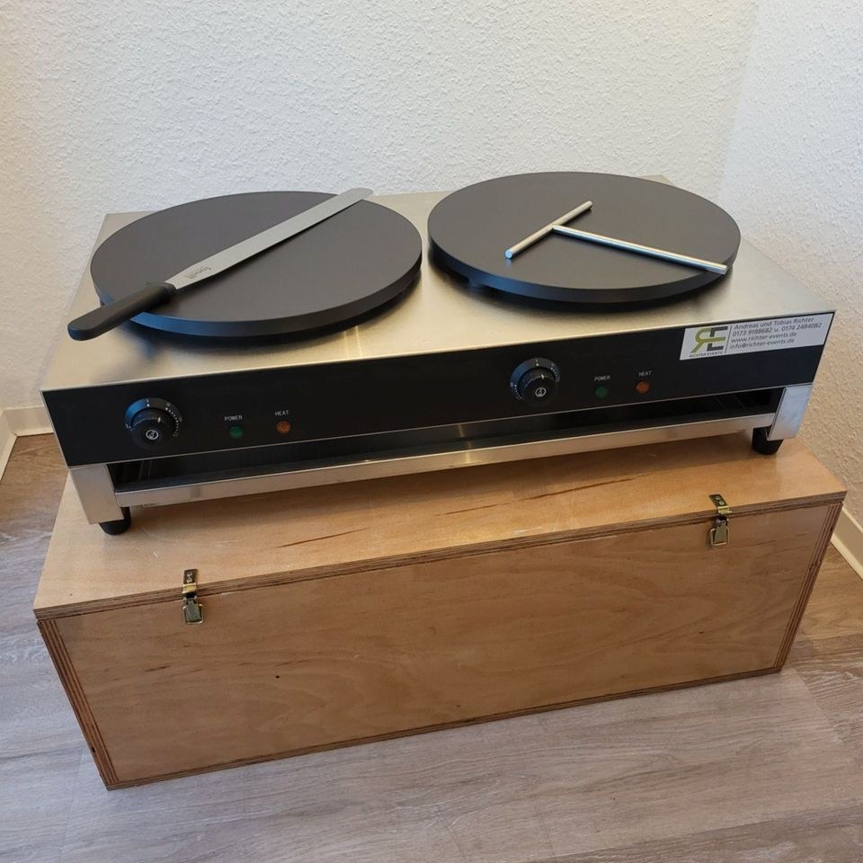 Crêpes Gerät Crepes Eisen Doppel mieten bei Richter Events