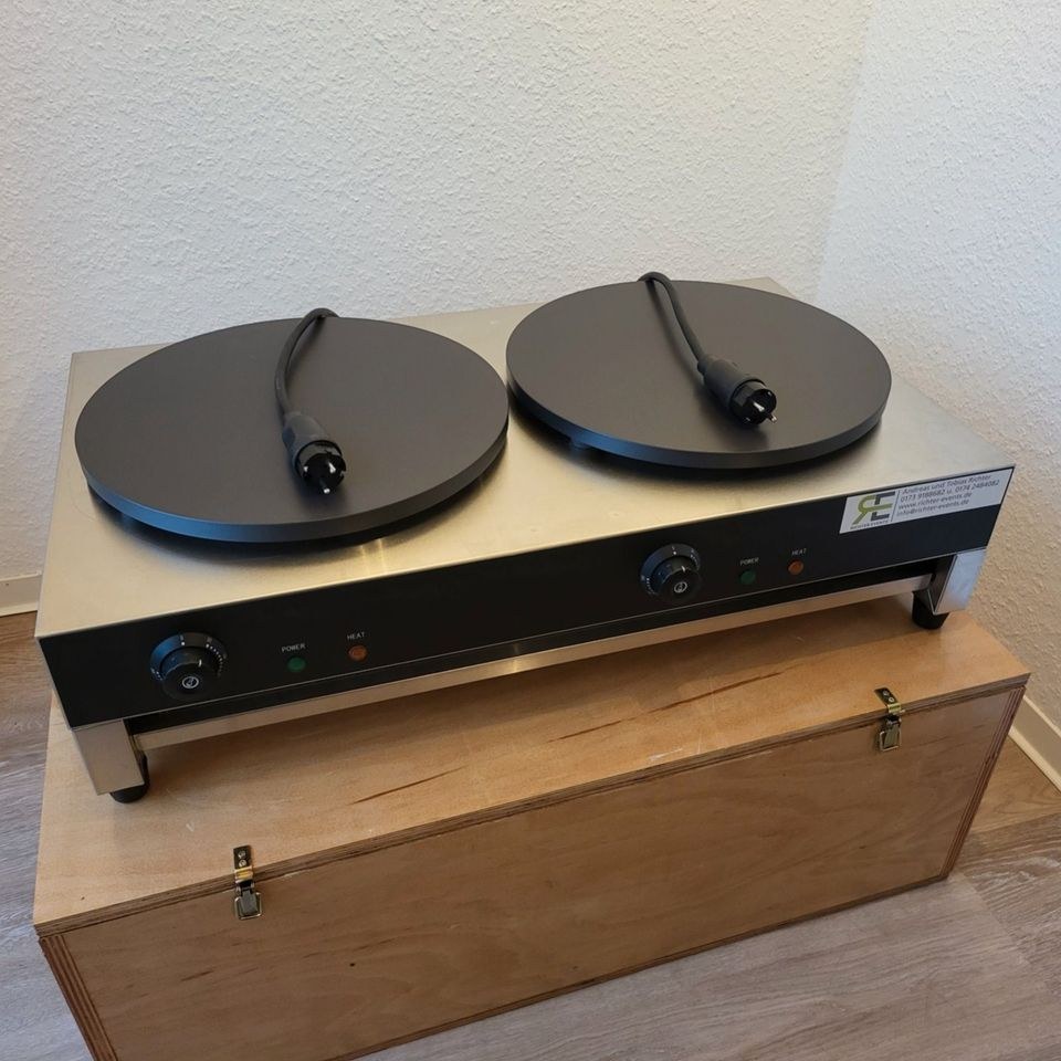 Crêpes Gerät Crepes Eisen Doppel mieten bei Richter Events – 2