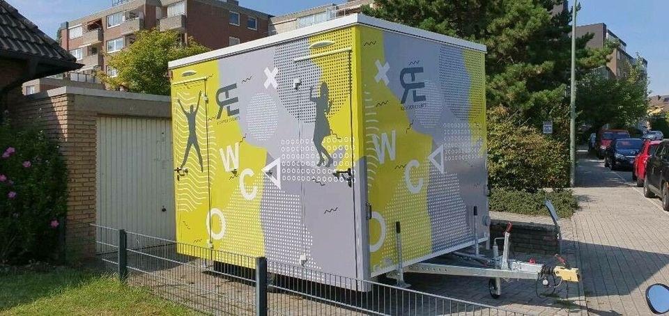 Toilettenwagen WC Wagen mieten in Osnabrück – für Baustelle & Fest