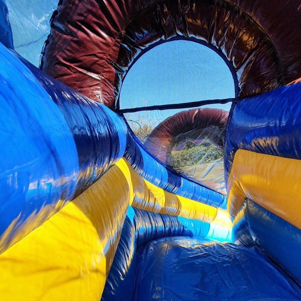 Hüpfburg Unterwasserwelt Rutsche Kletterwand mieten bei Richter Events – 4
