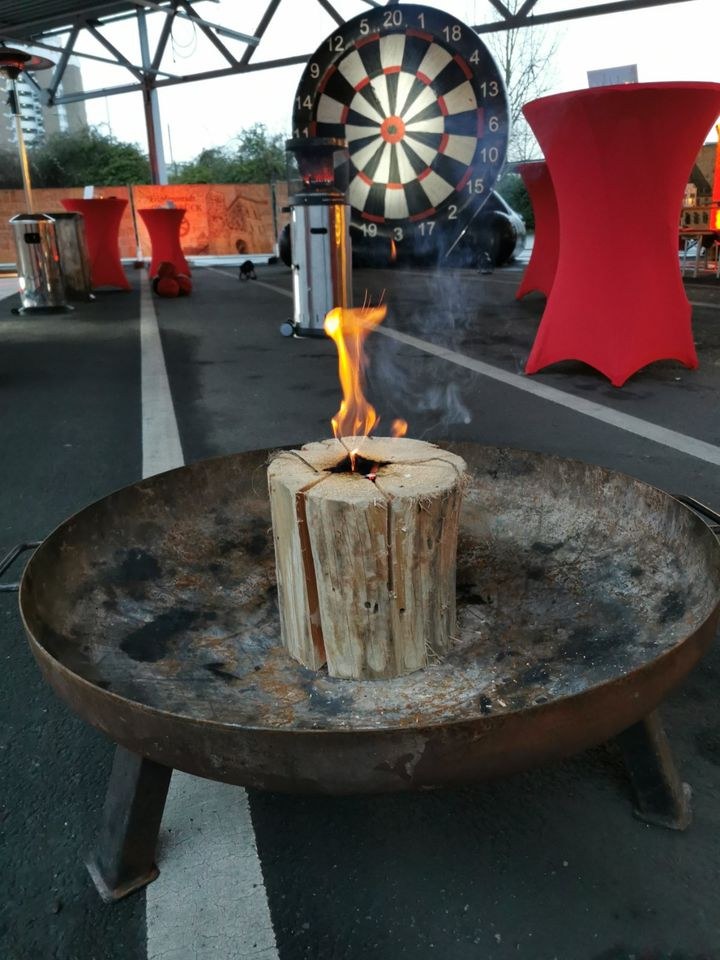 Feuerschale rund 80cm 150cm mieten in Osnabrück – Deko, die begeistert