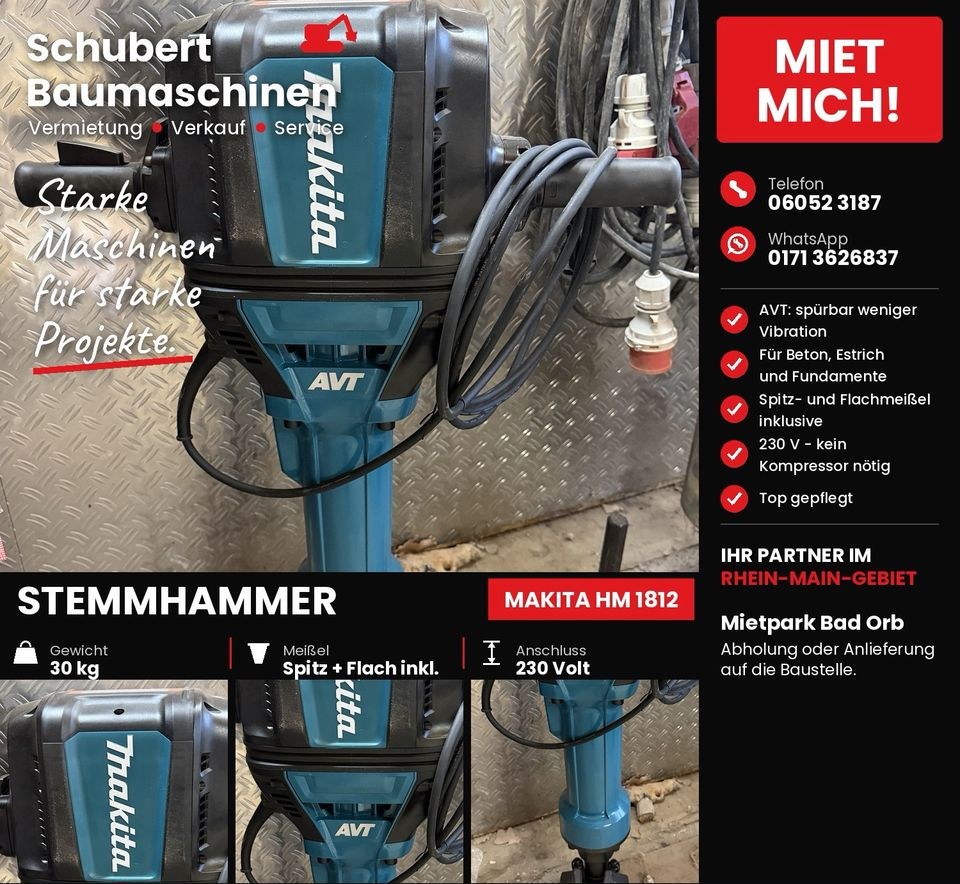 Stromerzeuger 2,2 kW 13,4 230 V 400 N++ mieten in Bad Orb