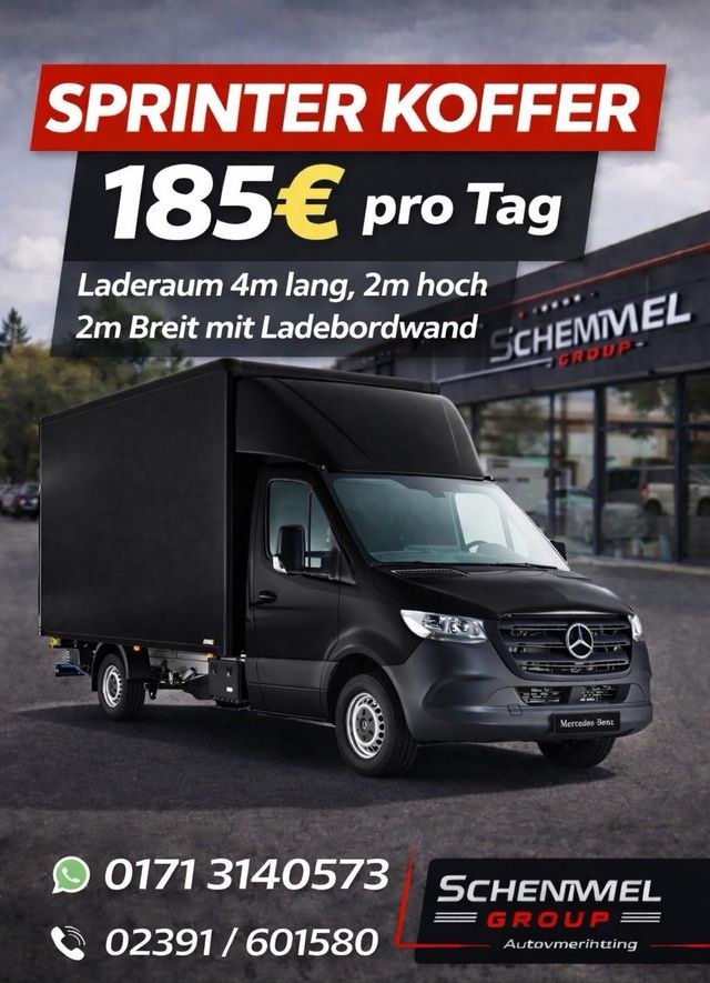 Transporter Koffer m Ladebordwand mieten bei DS Auto