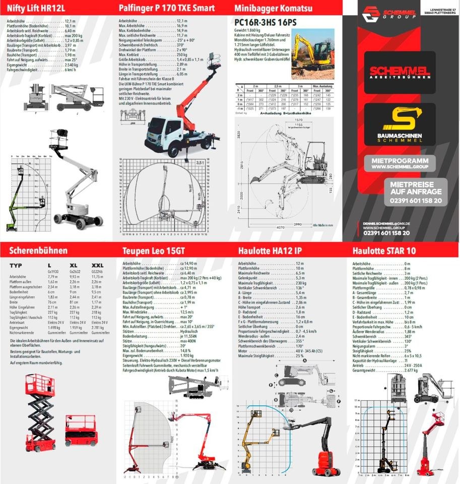 Arbeitsbühne Mastbühne Haulotte Star 10 mieten bei DS Auto – 2
