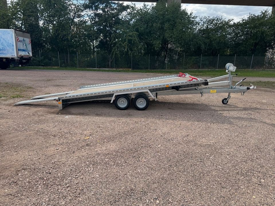 Plattform Autotransport Anhänger Stema mieten in Alzey – 2