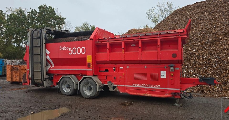 Große Trommelsiebanlage Boden sieben Recycling mieten bei SiebTech – 4