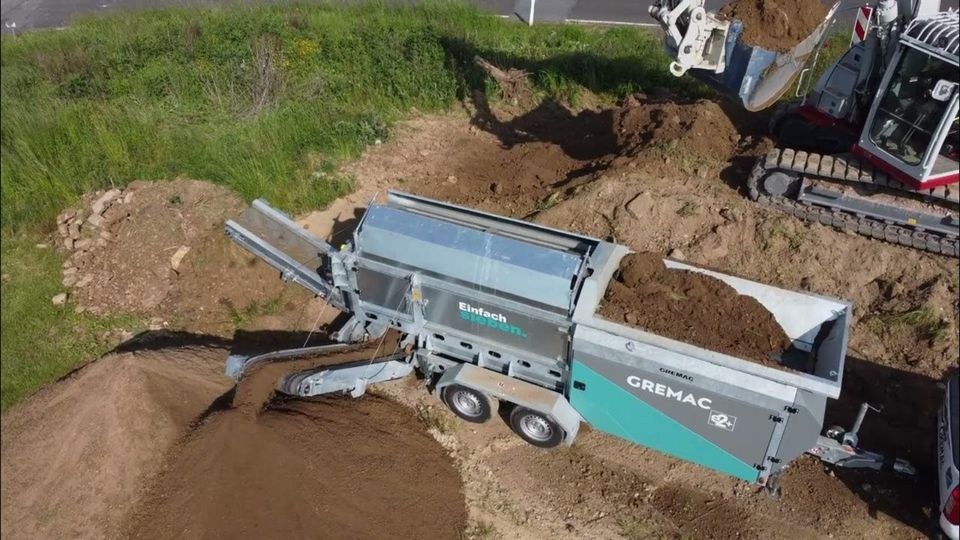 mobile Siebanlage 3,5t Gremac E2+ mieten bei SiebTech – 4