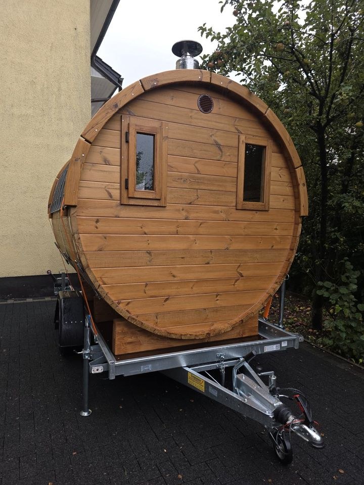 Mobile Premium Fasssauna mieten in Meinerzhagen – das Besondere – 3