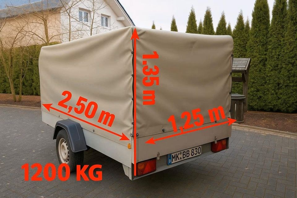 PKW Anhänger Plane Nutzlast 900 kg mieten in Meinerzhagen