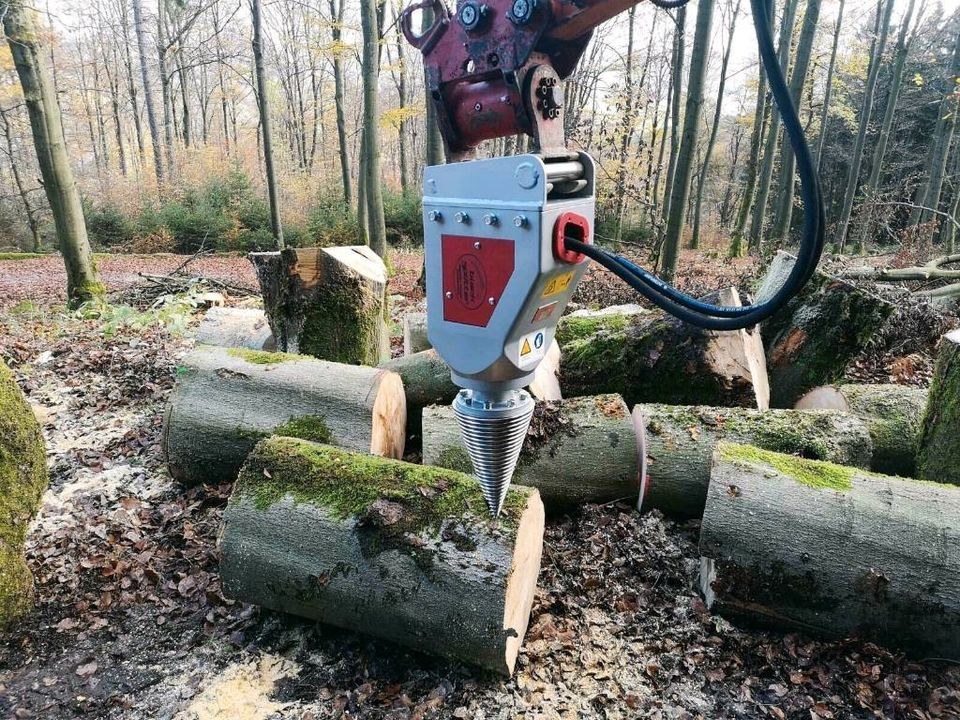 Kegelspalter Brennholz Stammholz Spalten mieten bei Stemper