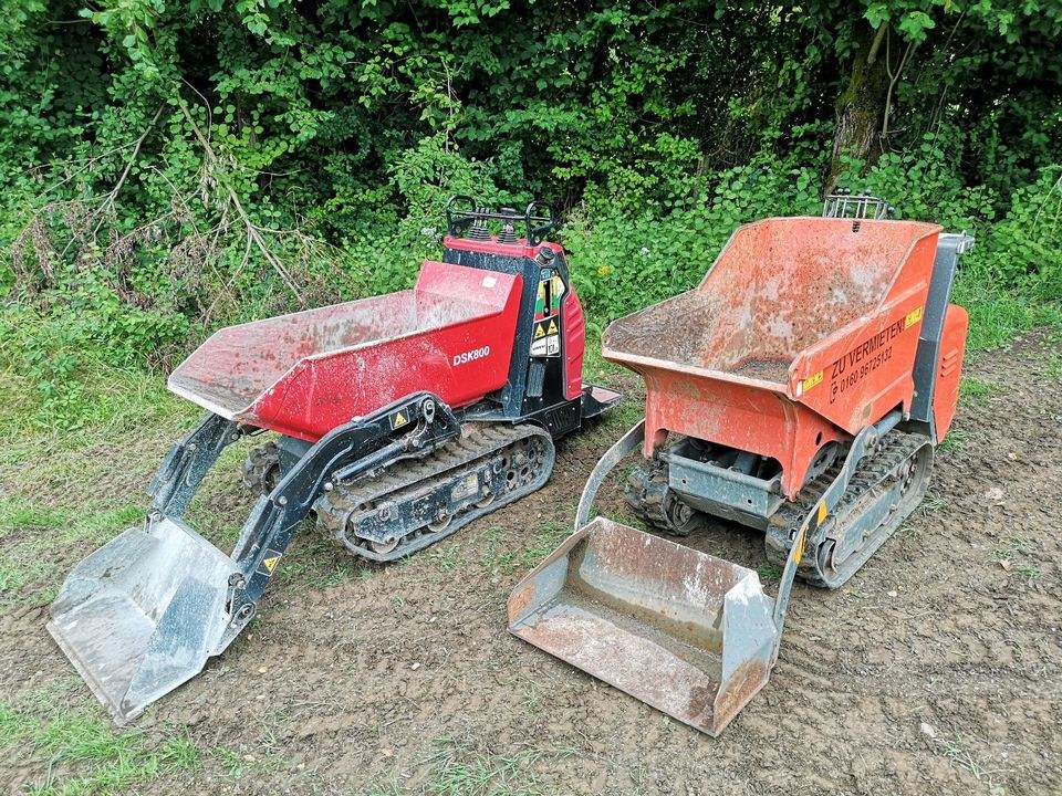 Kettendumper Minidumper Bagger mieten in Bestwig – für Aushub & Schutt
