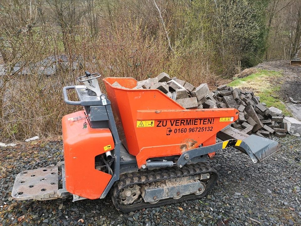 Kettendumper Minidumper Bagger mieten in Bestwig – für Aushub & Schutt – 3
