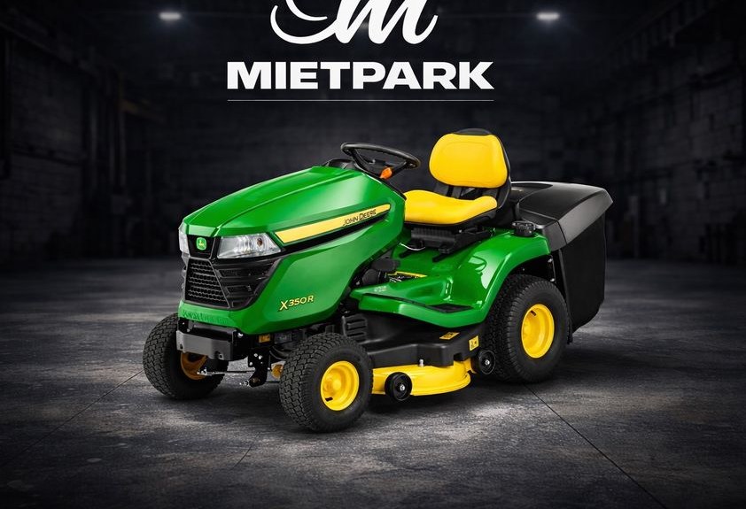 Rasentraktor Aufsitzmäher Rasenmäher Traktor mieten bei TM Mietpark