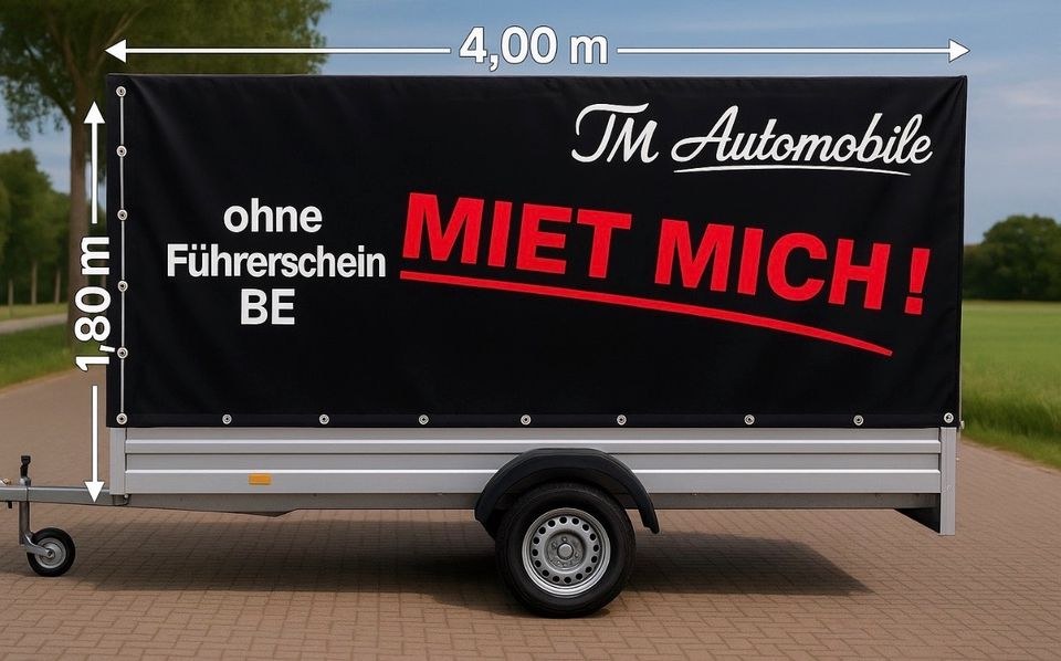 Planenanhänger Anhänger 750 kg mieten bei TM Mietpark – 2