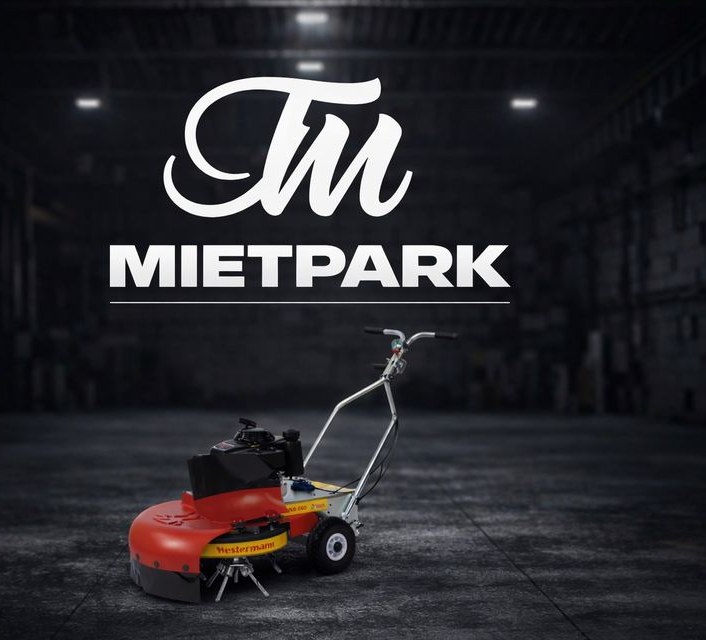 Wildkrautbürste Unkraut entfernen Pflaster mieten bei TM Mietpark