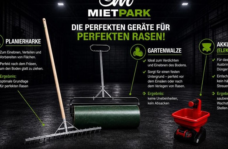 Bodenfräse Trecker Umkehrfräse Garten anlegen mieten bei TM Mietpark – 2