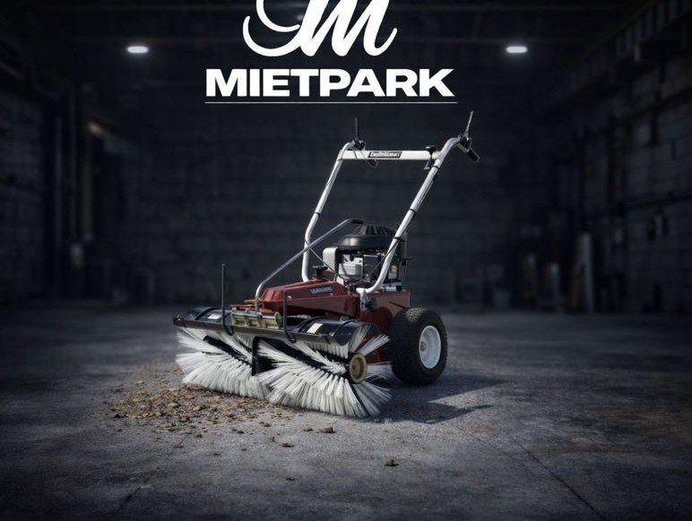 Kehrmaschine Kehrbesen Straßenkehrmaschine Hof mieten bei TM Mietpark