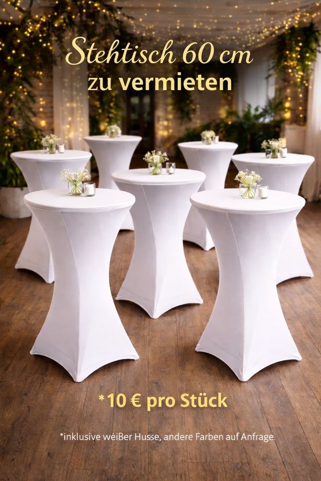 Stehtisch perfekt mieten bei TM Mietpark – für Empfang & Party – 2