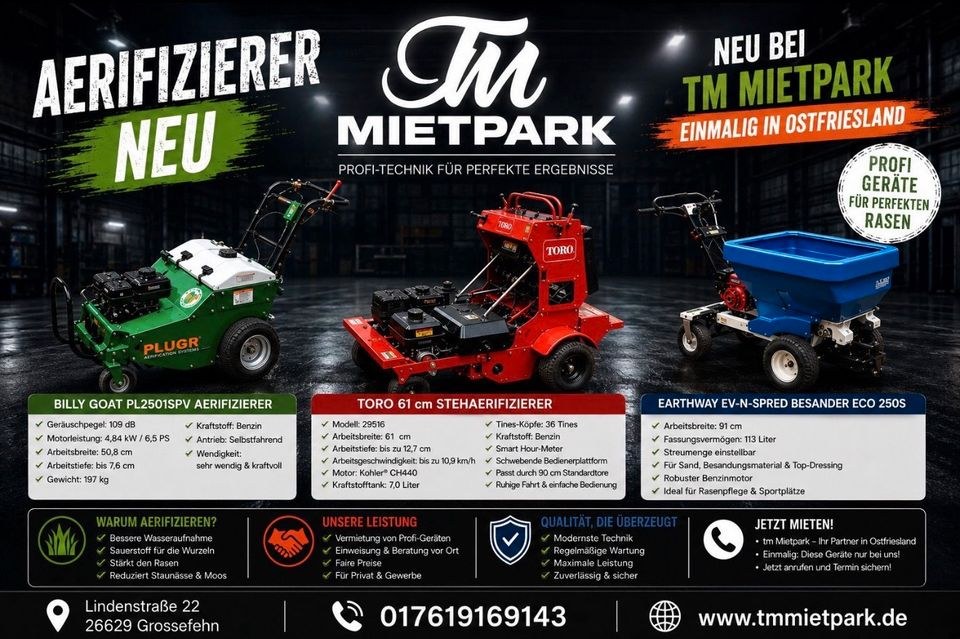 Besander Topdresser ECO 250S Rasensand mieten bei TM Mietpark – 3