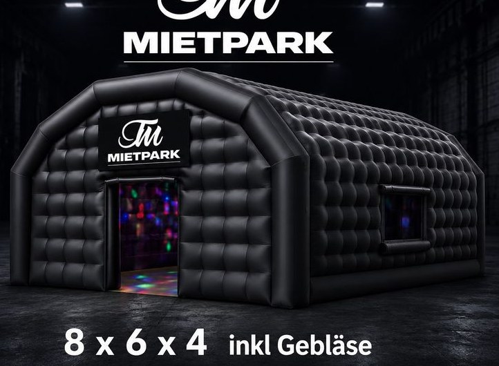 Disco Zelt Aufblasbares Partyzelt Feiern 8 x 6 mieten bei TM Mietpark – 2
