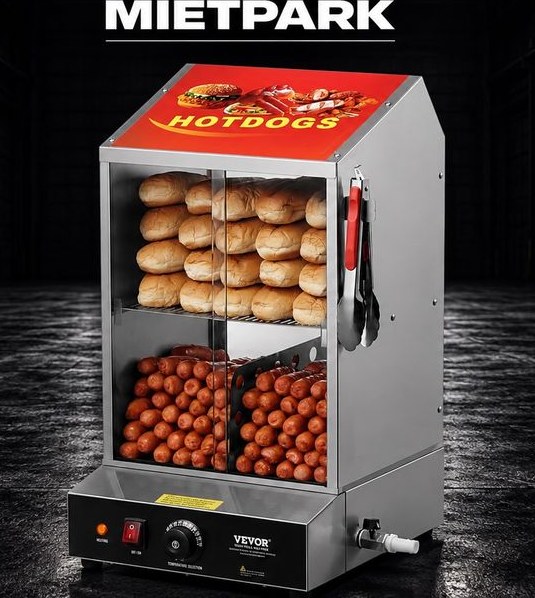 Hotdogwärmer Perfekt mieten bei TM Mietpark – für Fest & Ausschank