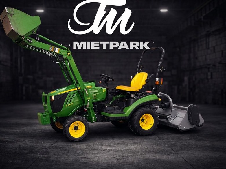 John Deere Trecker Schlegelmulcher 125 mieten bei TM Mietpark