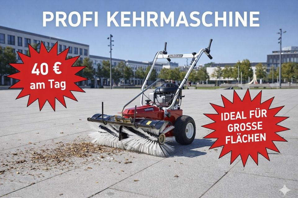 Kehrmaschine Kehrbesen Straßenkehrmaschine Hof mieten bei TM Mietpark – 2