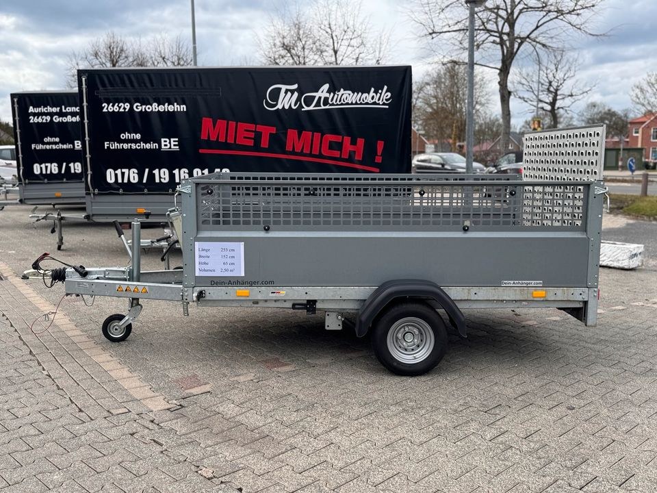Kippanhänger Rampe Anhänger Trailer Transport mieten bei TM Mietpark – 3
