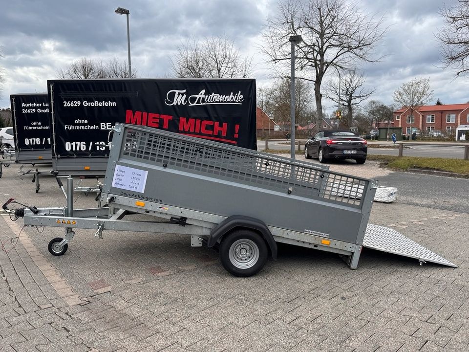 Kippanhänger Rampe Anhänger Trailer Transport mieten bei TM Mietpark – 4