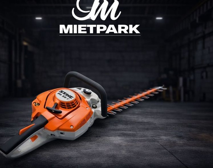 Heckenschere Benzin STIHL Hecke schneiden mieten bei TM Mietpark