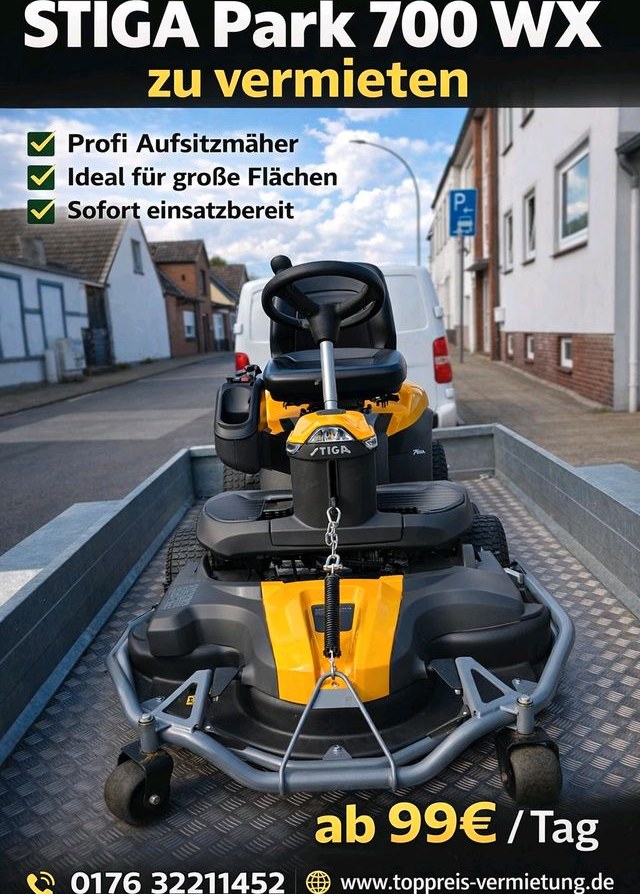 STIGA Park 700 WX Allrad Aufsitzmäher Gewerbe mieten – 2