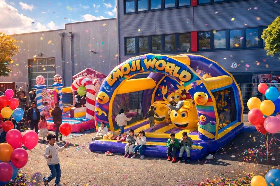 Candy Hüpfburg Rutsche mieten bei Top Preis Vermietung – 2