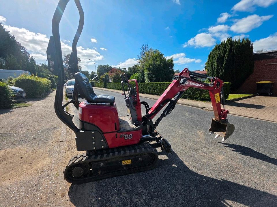 Yanmar SV08 1C Microbagger mieten bei Top Preis Vermietung