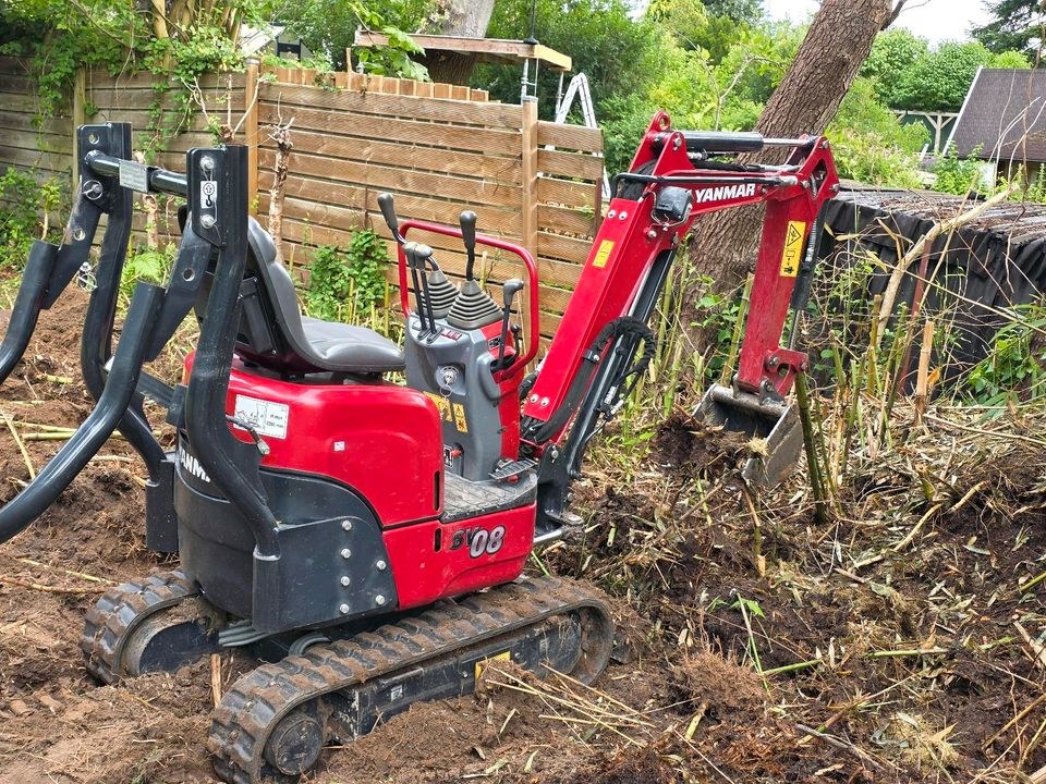 Yanmar SV08 1C Kompakt kraftvoll Microbagger 1 mieten